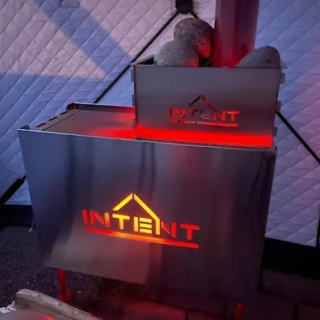 אוהל מפואר Haerligt Privat Glamping Med Bastutaelt *