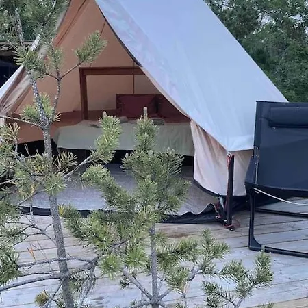 Haerligt Privat Glamping Med Bastutaelt Фёглё