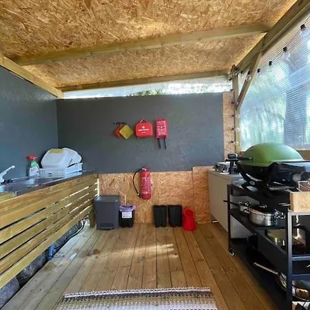 Haerligt Privat Glamping Med Bastutaelt Фёглё