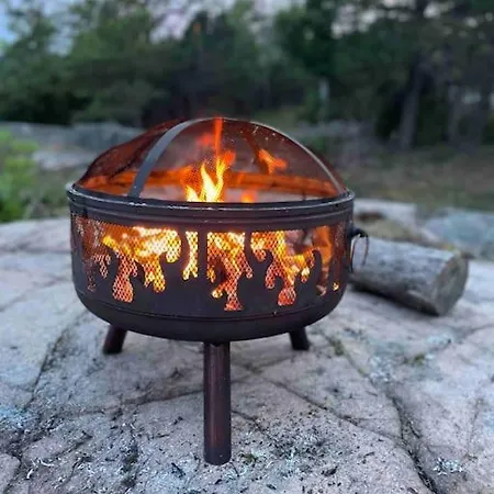 אוהל מפואר Haerligt Privat Glamping Med Bastutaelt *