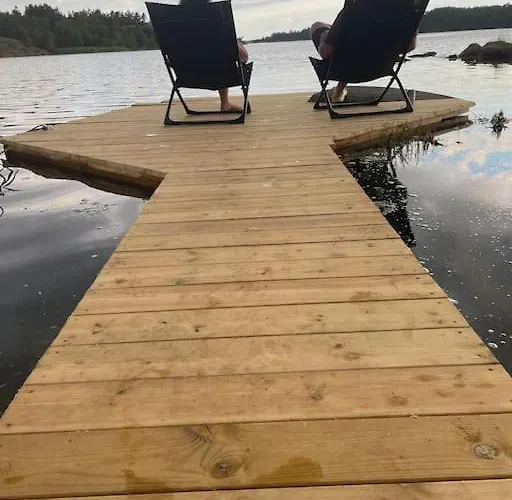 Роскошный шатер Haerligt Privat Glamping Med Bastutaelt Фёглё