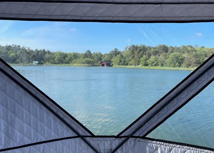 Haerligt Privat Glamping Med Bastutaelt Роскошный шатер