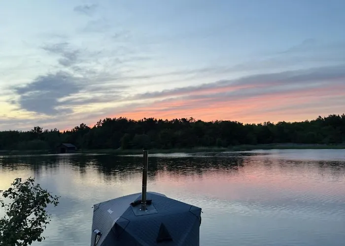 Роскошный шатер Haerligt Privat Glamping Med Bastutaelt *